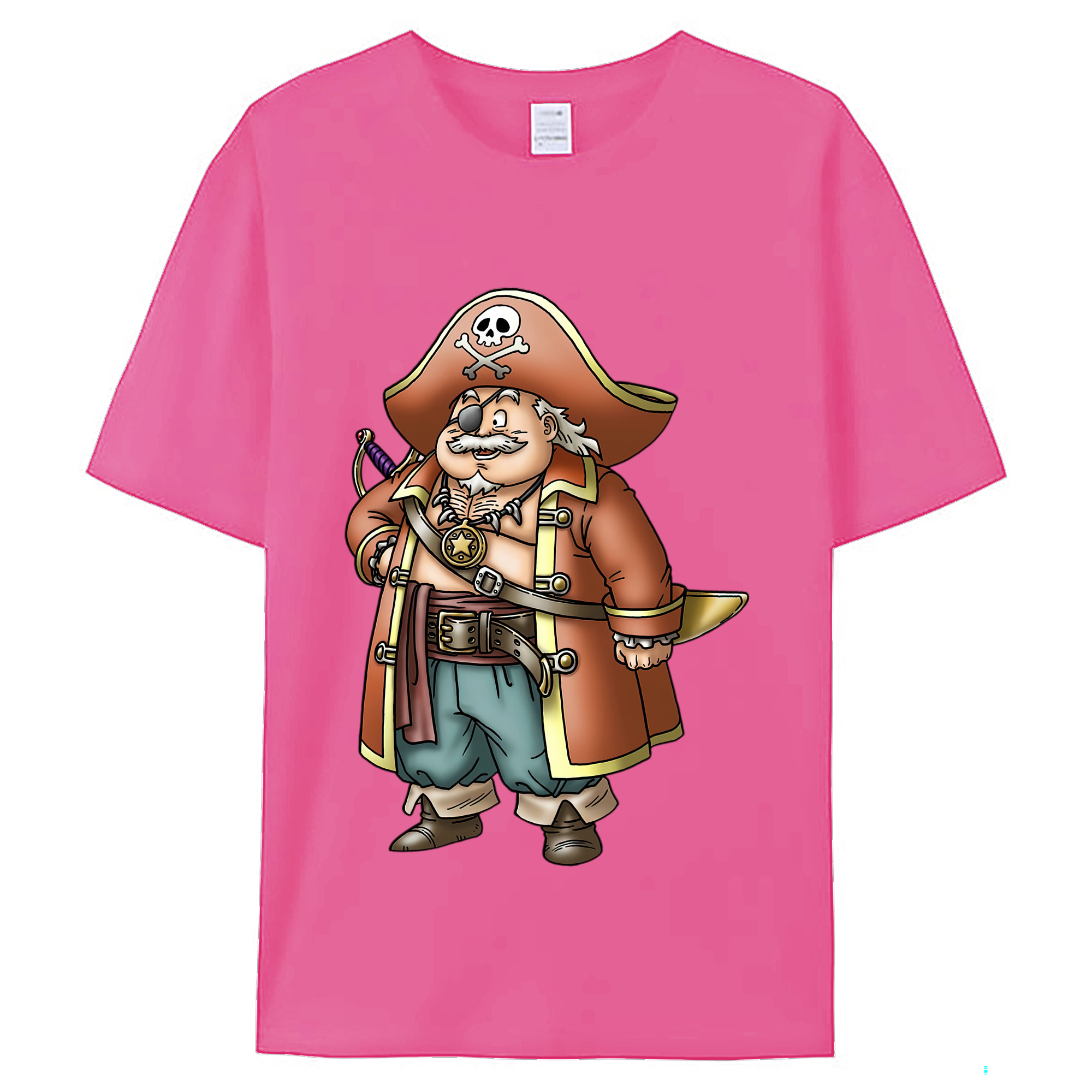 （画像用） ドラゴンクエスト Doragon Kuesuto Dragon Quest レディースカジュアルプリントTシャツ（綿100％）